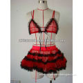 best sell lingerie sexy tutu dress skirt suit with bra